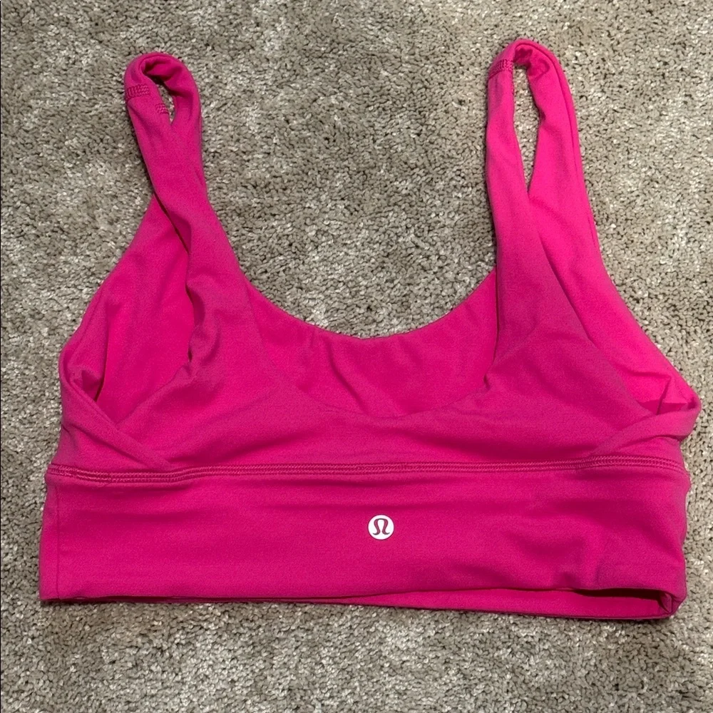 Lululemon Align Reversible Bra in Sonic Pink/Sonic Pink- size 8 - Picture 4 of 5
